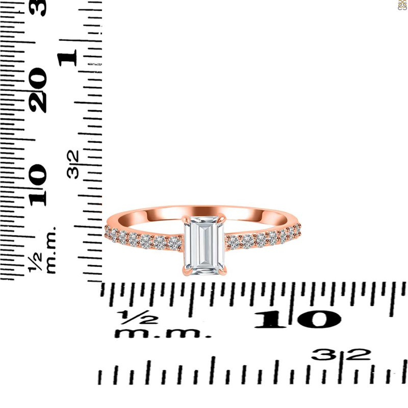 Crystal & White Topaz Ring CST-RDR-3118.