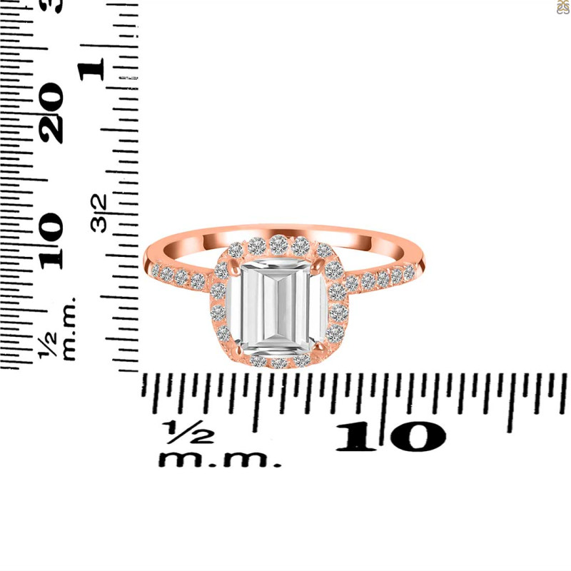 Crystal & White Topaz Ring CST-RDR-3119.