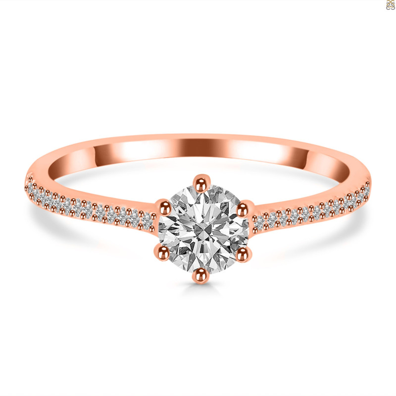 Crystal & White Topaz Ring CST-RDR-3143.