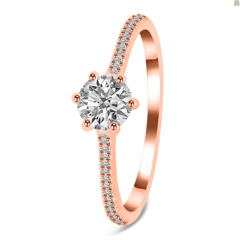 Crystal & White Topaz Ring CST-RDR-3143.