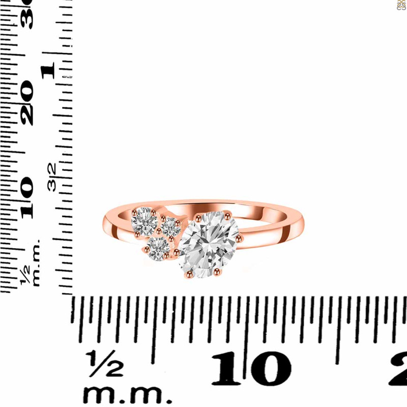 Crystal & White Topaz Ring CST-RDR-3153.