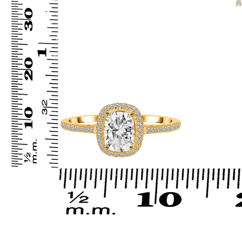 Crystal & White Topaz Ring CST-RDR-3263.