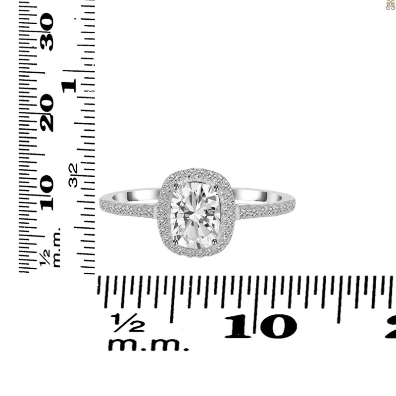 Crystal & White Topaz Ring CST-RDR-3263.