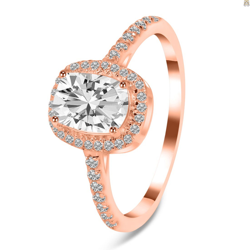 Crystal & White Topaz Ring CST-RDR-3263.
