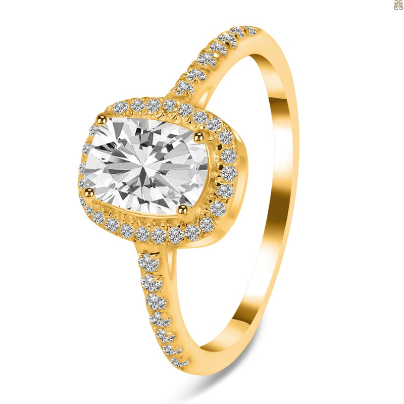 Crystal & White Topaz Ring CST-RDR-3263.