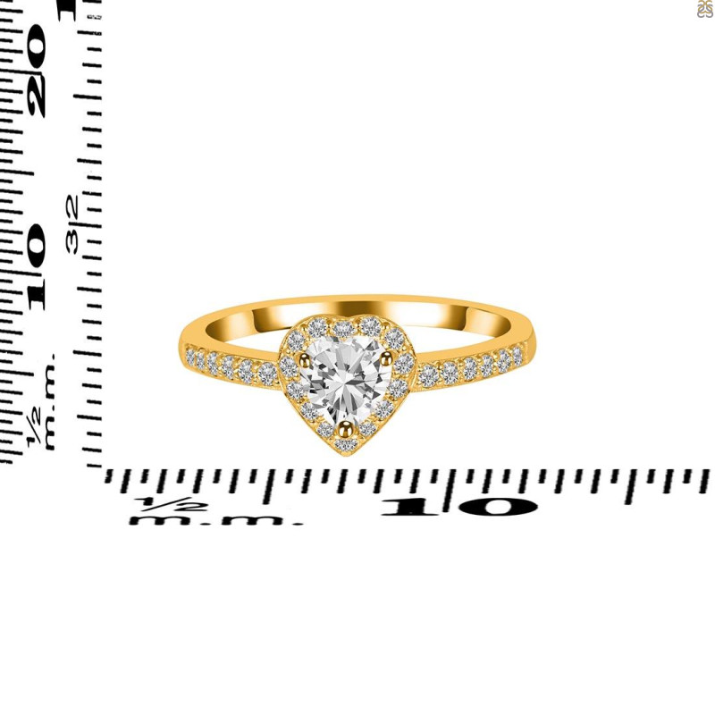 Crystal & White Topaz Ring CST-RR-423.