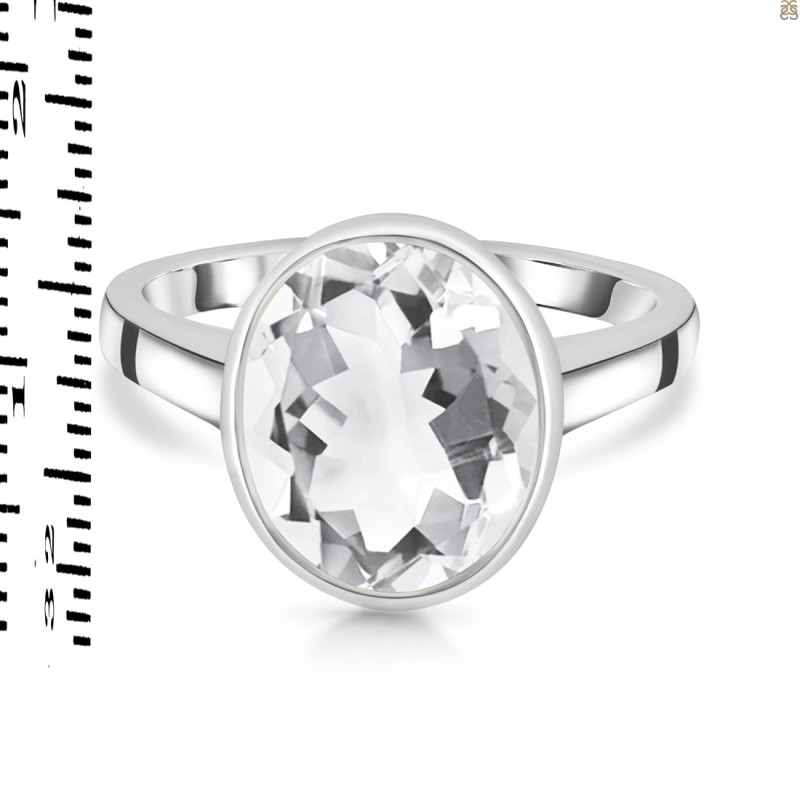 Crystal Quartz Ring CST-RDR-1806.