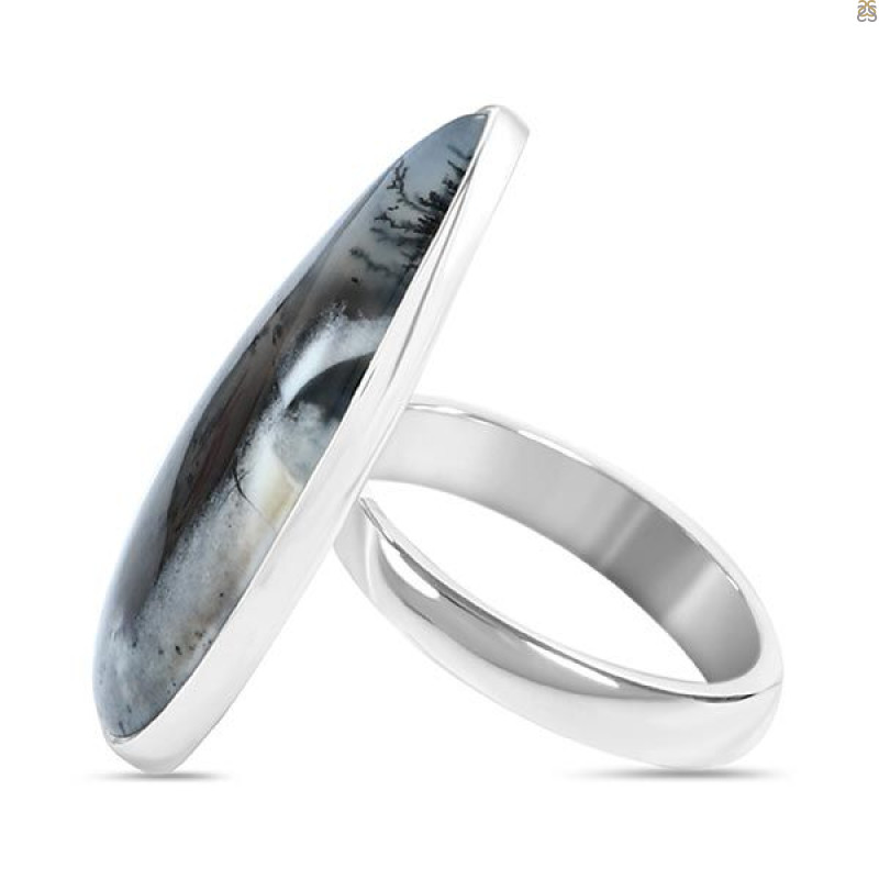 Dendritic Agate Adjustable Ring-ADJ-R DDA-2-174