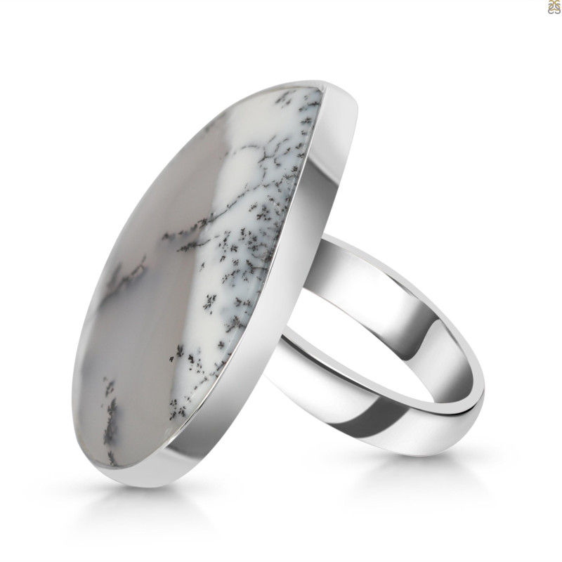 Dendritic Agate Adjustable Ring-ADJ-R DDA-2-255