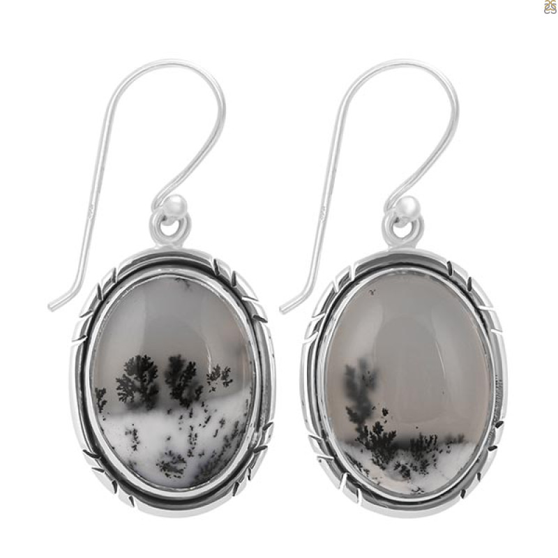 Dendrite-Agate-Earring-E-DDA-3-16