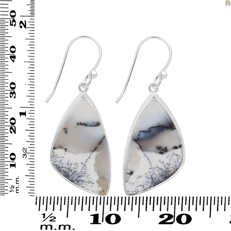 Dendritic Agate Earring-E DDA-3-81