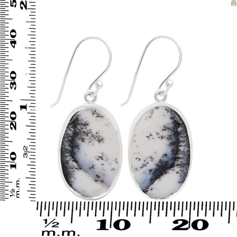 Dendritic Agate Earring-E DDA-3-82