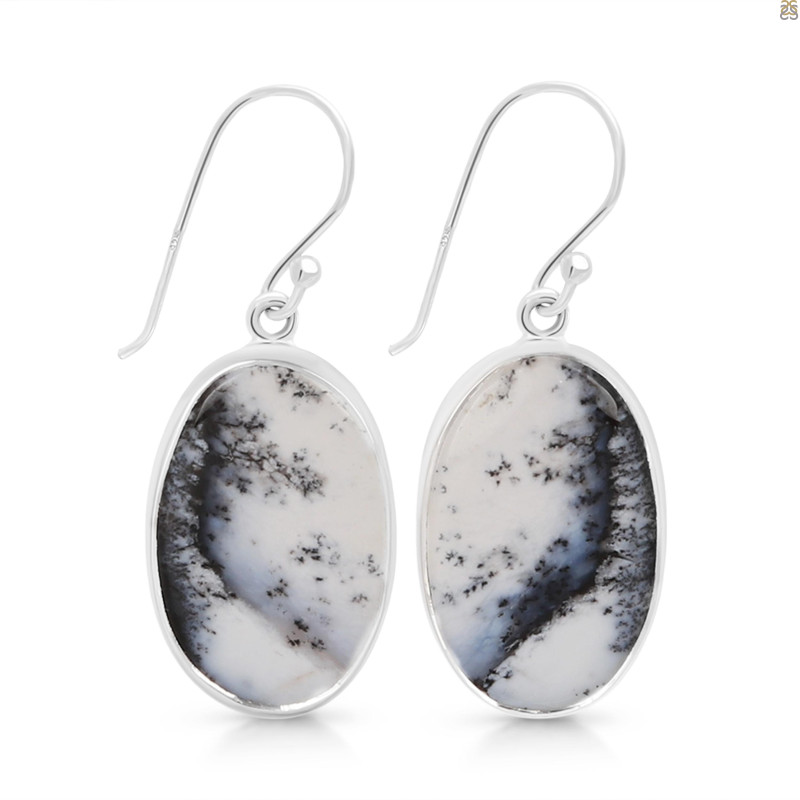 Dendritic Agate Earring-E DDA-3-82