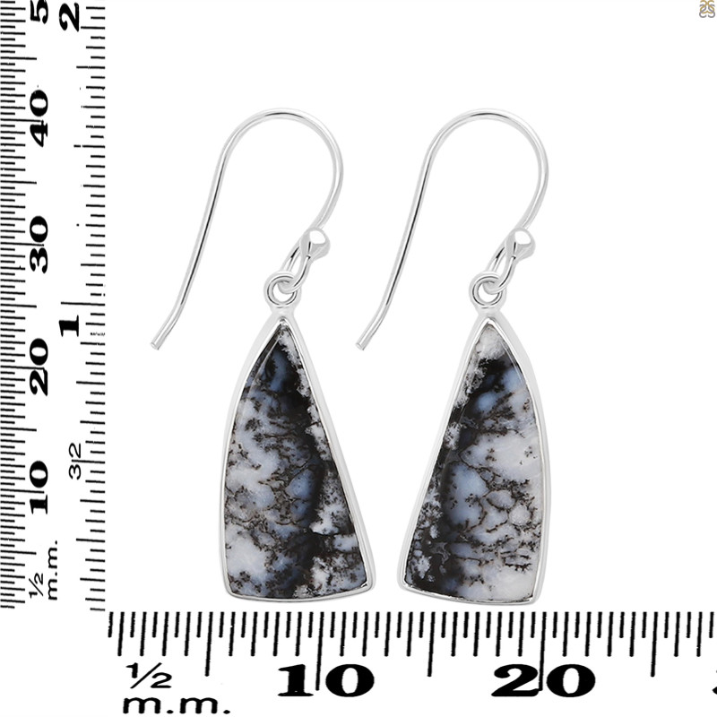 Dendritic Agate Earring-E DDA-3-83
