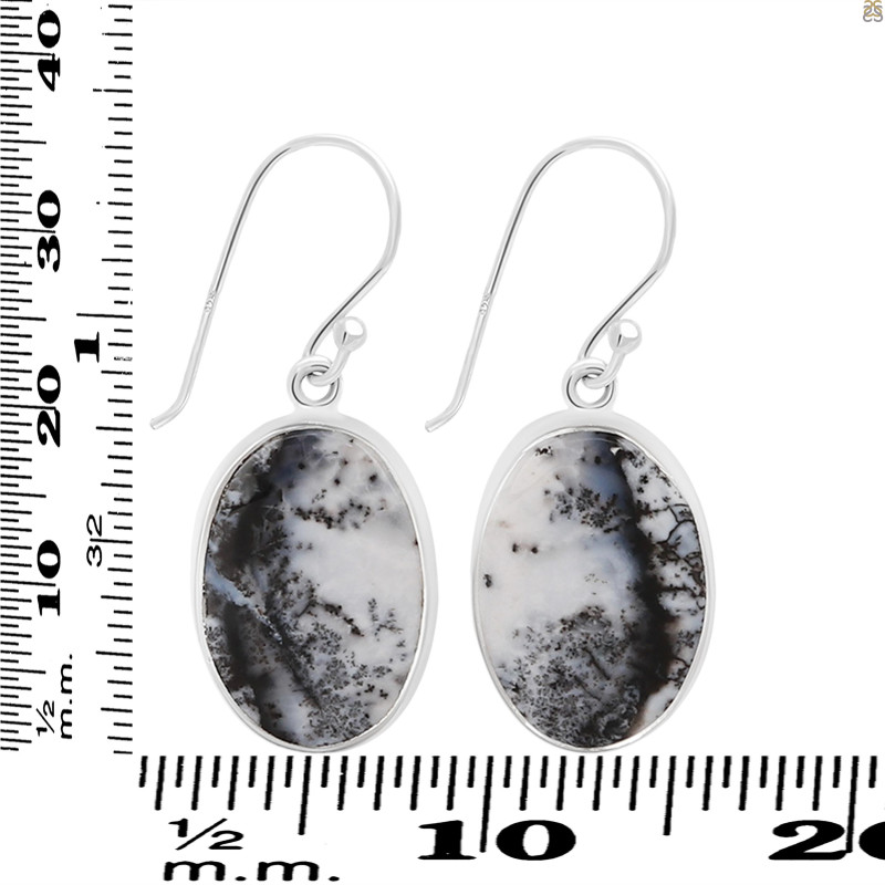 Dendritic Agate Earring-E DDA-3-85