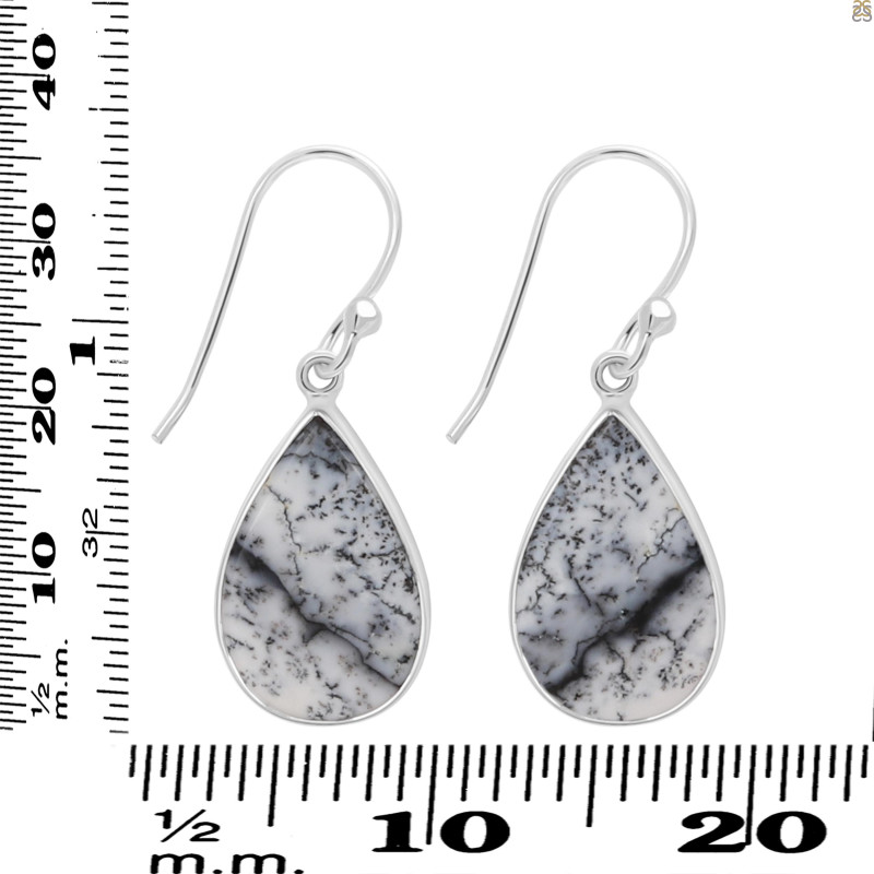 Dendritic Agate Earring-E DDA-3-86