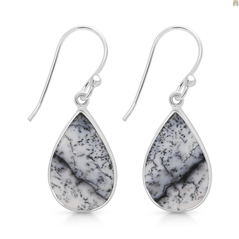 Dendritic Agate Earring-E DDA-3-86