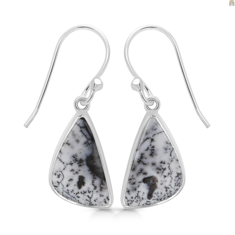 Dendritic Agate Earring-E DDA-3-87