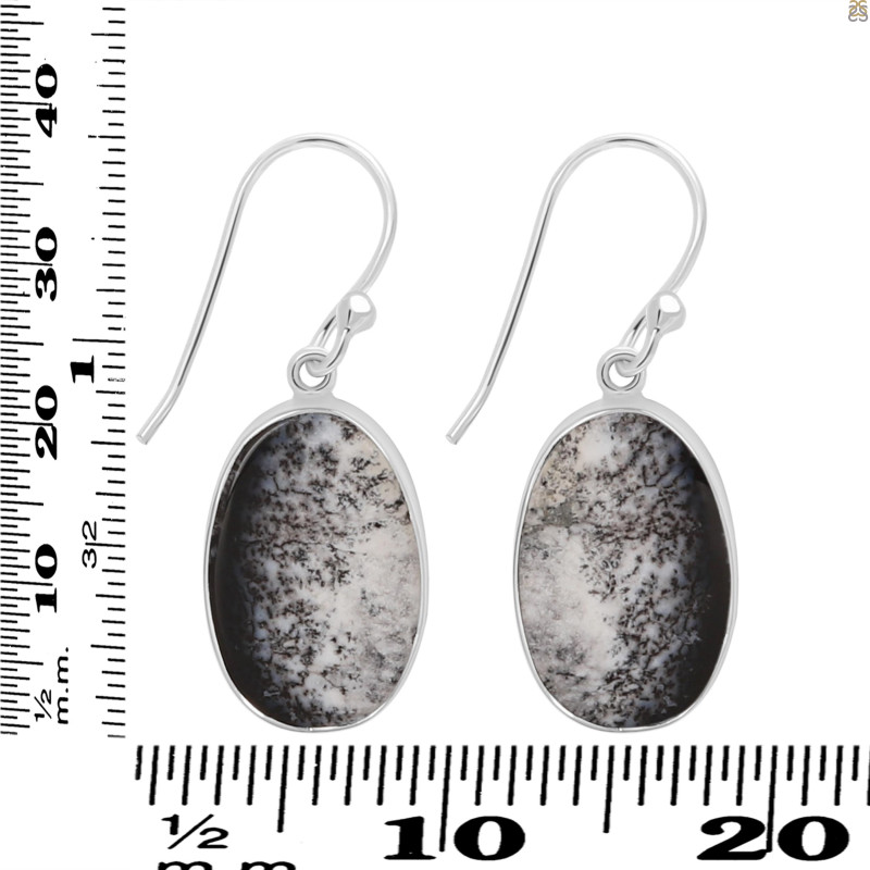 Dendritic Agate Earring-E DDA-3-88