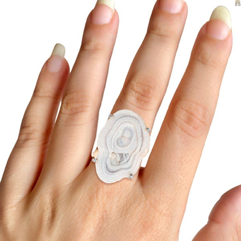 Desert Druzy Adjustable Ring-R DDZ-2-13