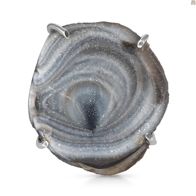 Desert Druzy Adjustable Ring-R DDZ-2-16