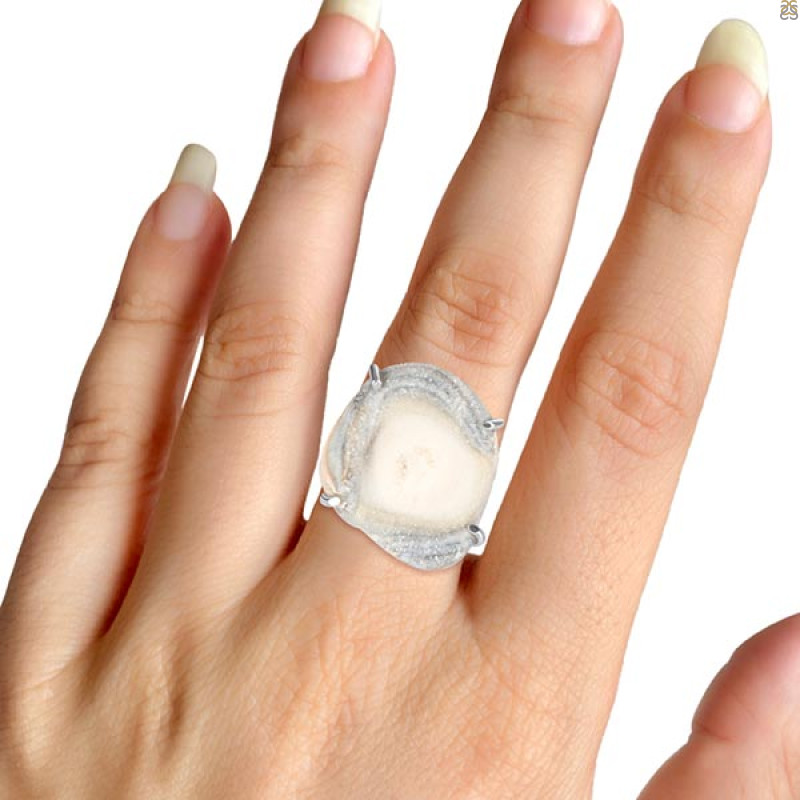 Desert Druzy Adjustable Ring-R DDZ-2-20