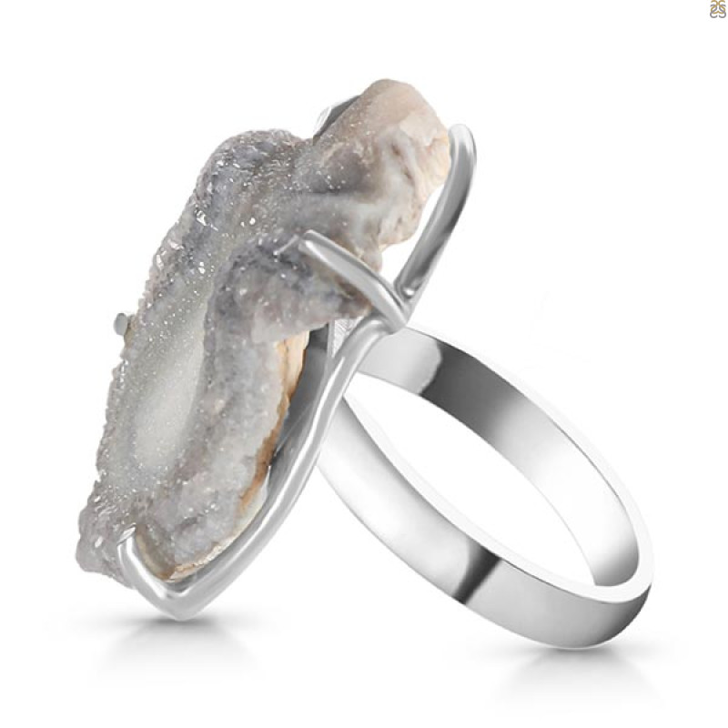 Desert Druzy Adjustable Ring-R DDZ-2-30