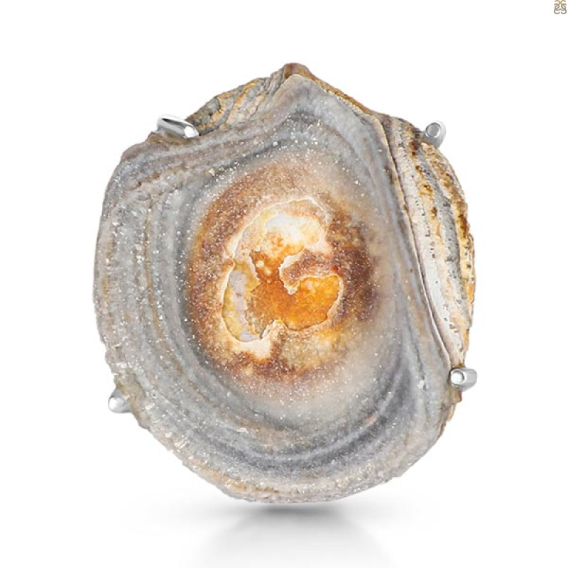 Desert Druzy Adjustable Ring-R DDZ-2-40