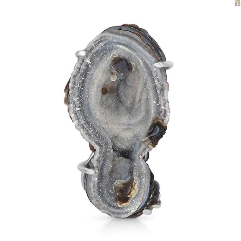 Desert Druzy Adjustable Ring-R DDZ-2-51