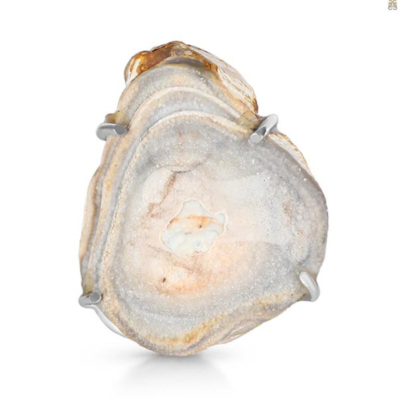 Desert Druzy Adjustable Ring-R DDZ-2-52