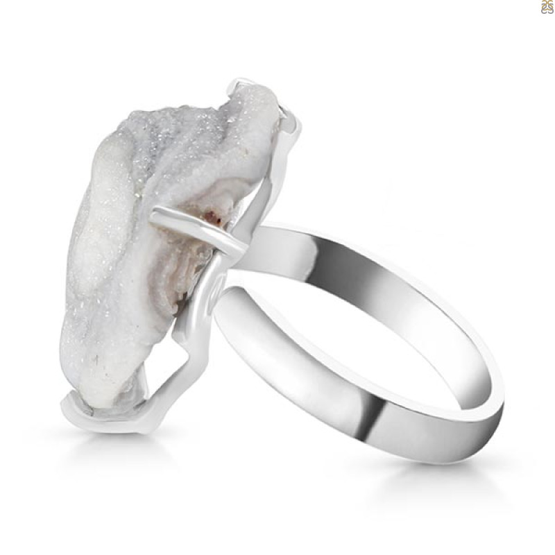 Desert Druzy Adjustable Ring-R DDZ-2-7