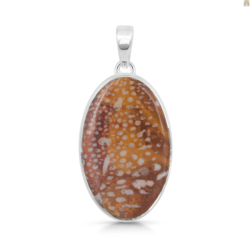 Deerfawn Jasper Pendant-SP DFJ-1-49