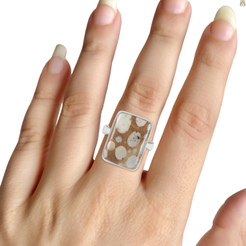 Deerfawn Jasper Adjustable Ring-ADJ-R DFJ-2-71