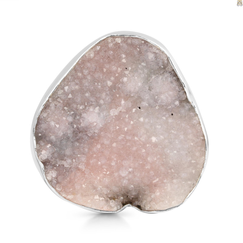 Natural Druzy Adjustable Ring-ADJ-R DRZ-2-11