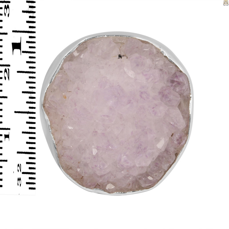 Natural Druzy Adjustable Ring-ADJ-R DRZ-2-13