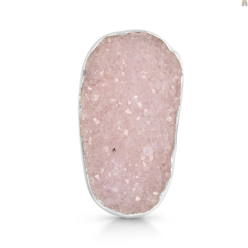 Natural Druzy Adjustable Ring-ADJ-R DRZ-2-14