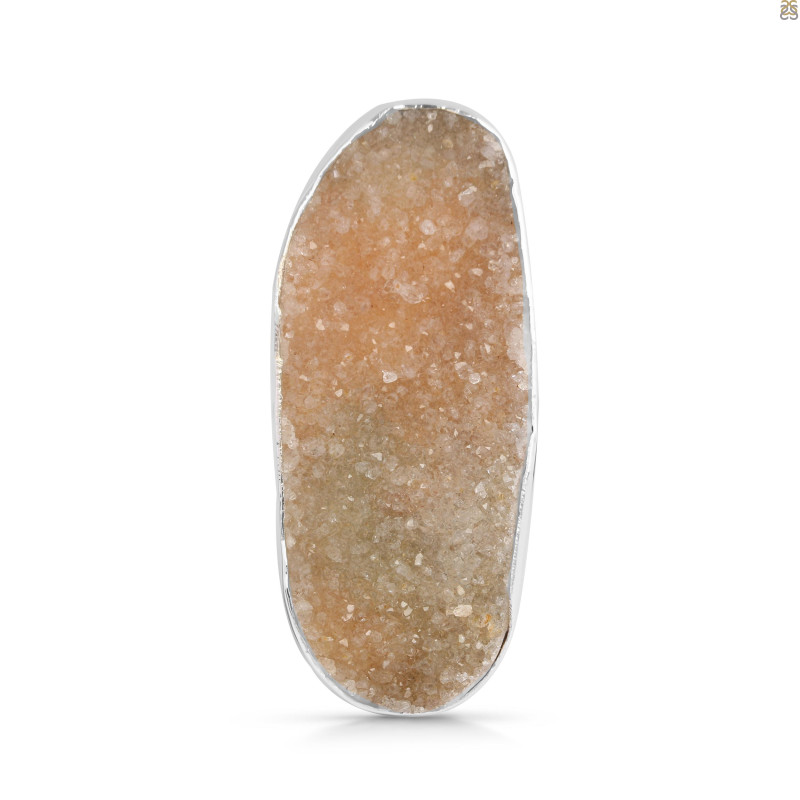 Natural Druzy Adjustable Ring-ADJ-R DRZ-2-20