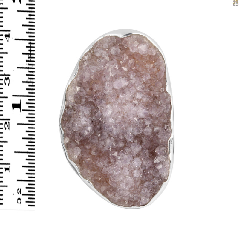 Natural Druzy Adjustable Ring-ADJ-R DRZ-2-22