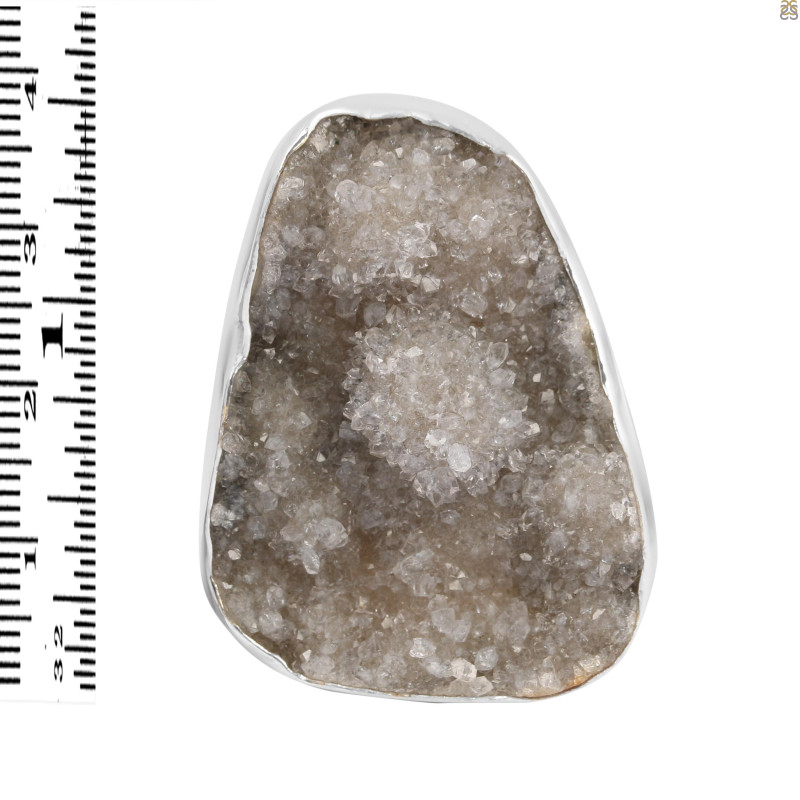 Natural Druzy Adjustable Ring-ADJ-R DRZ-2-26