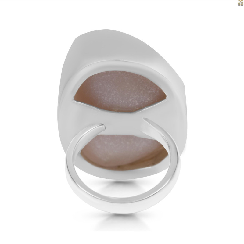 Natural Druzy Adjustable Ring-ADJ-R DRZ-2-4