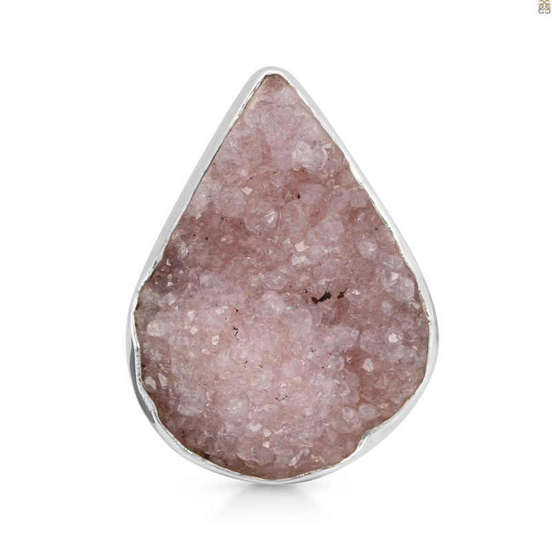 Natural Druzy Adjustable Ring-ADJ-R DRZ-2-41
