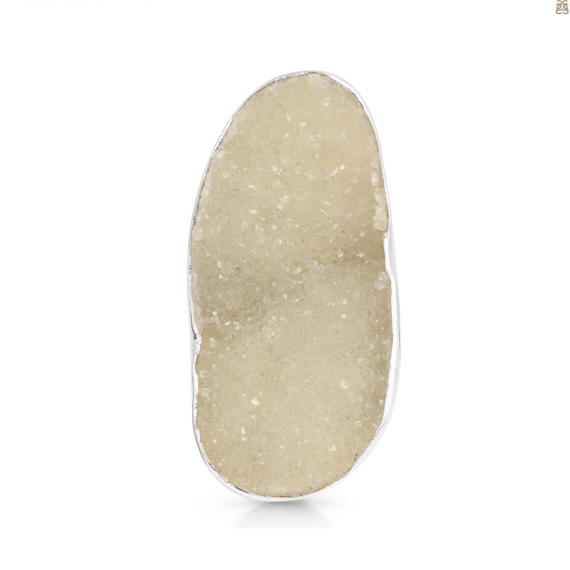 Natural Druzy Adjustable Ring-ADJ-R DRZ-2-5