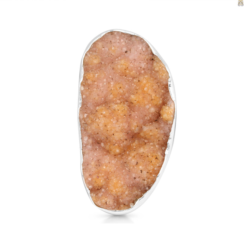 Natural Druzy Adjustable Ring-ADJ-R DRZ-2-6