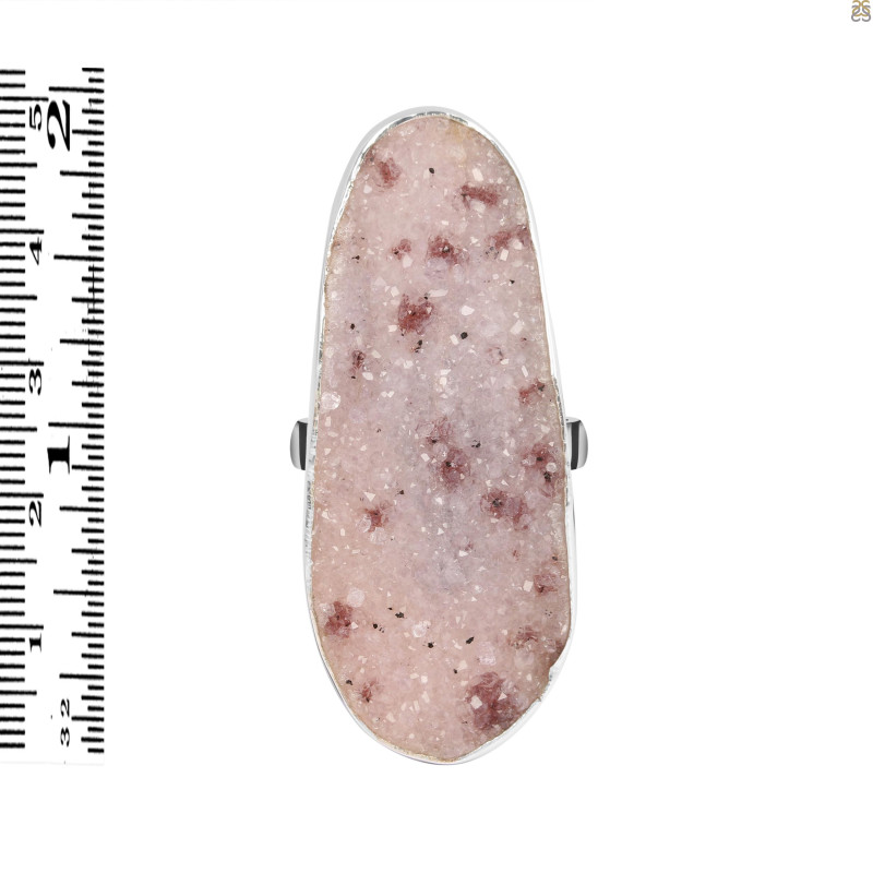 Natural Druzy Adjustable Ring-ADJ-R DRZ-2-8