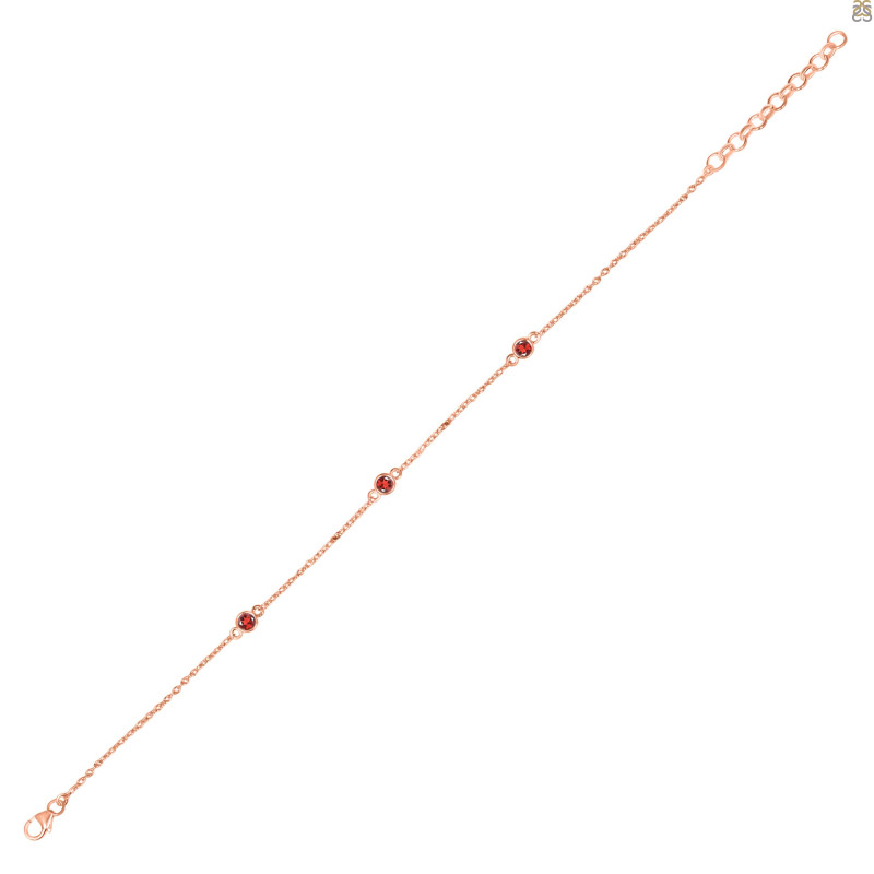 Garnet Bracelet GAR-RDAL-13