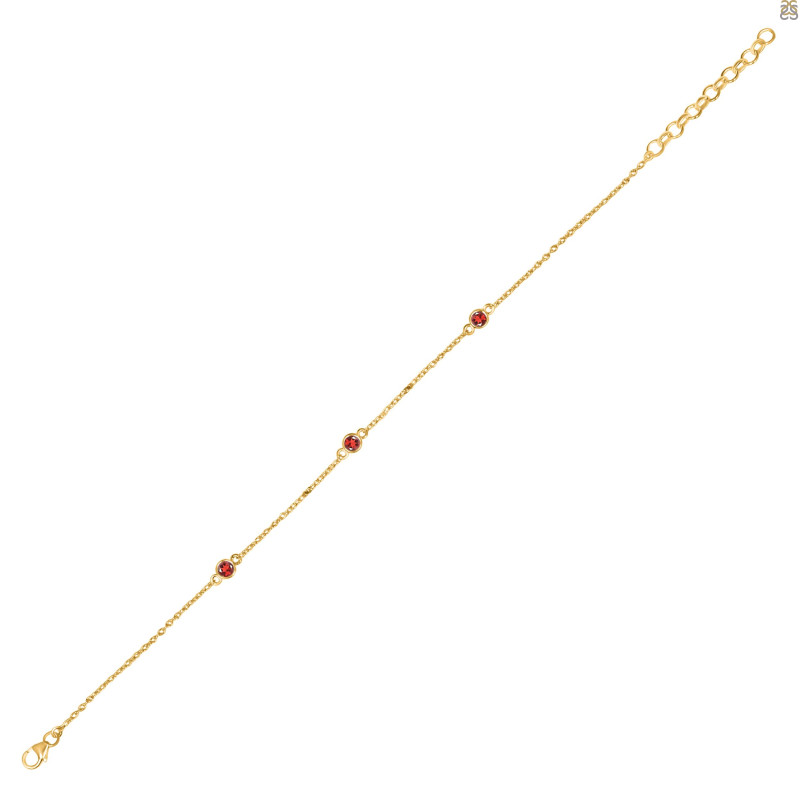 Garnet Bracelet GAR-RDAL-13