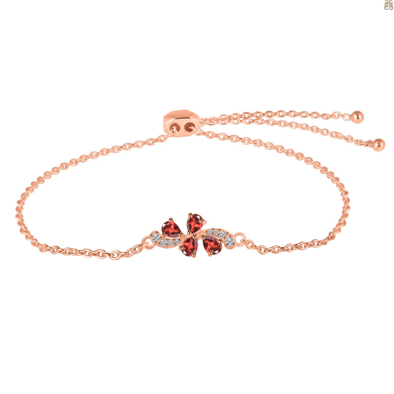  Garnet Bracelet With Adjustable Camera Lock GAR-RDB-148.