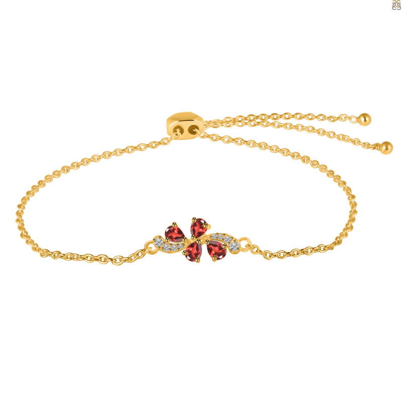  Garnet Bracelet With Adjustable Camera Lock GAR-RDB-148.