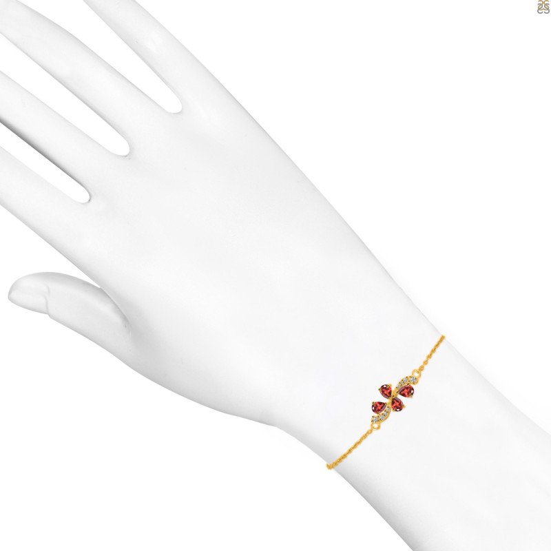  Garnet Bracelet With Adjustable Camera Lock GAR-RDB-148.
