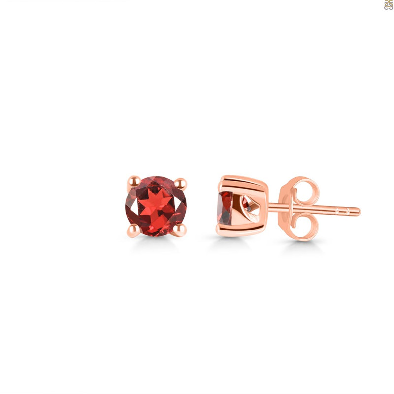 Garnet Stud Earring GAR-RDE-1321.